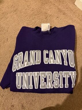 Champion Deep Purple Grand Canyon University Crew Sweatshirt women’s size Small